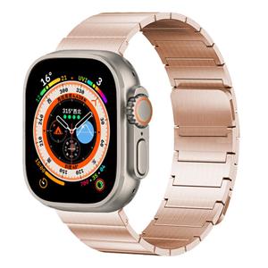 Strap-it Apple Watch luxe magnetische stalen band (rosé goud)