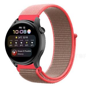 Strap-it Huawei Watch 3 (Pro) nylon band (neon pink)