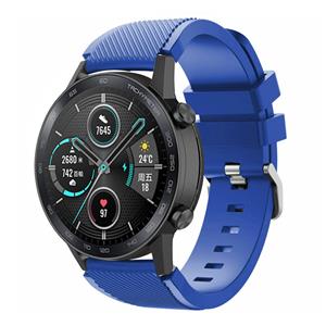 Strap-it Honor Magic Watch 2 siliconen bandje (blauw)