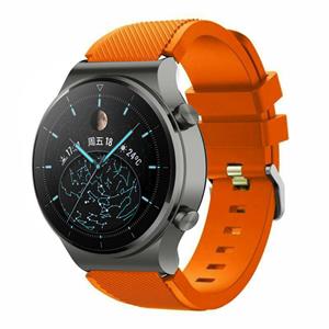 Strap-it Huawei Watch GT 2 Pro siliconen bandje (oranje)