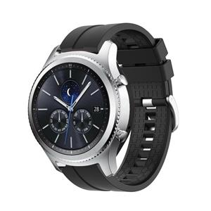 Strap-it Samsung Gear S3 extreme silicone band (zwart)