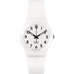 Swatch Standard Gents SO28W107-S14 Just White Soft Horloge