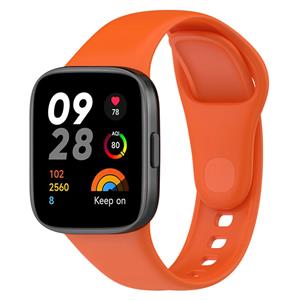 Strap-it Redmi Watch 3 siliconen bandje (oranje)