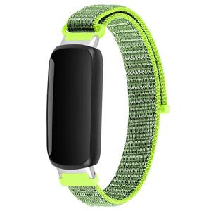 Strap-it Fitbit Inspire 3 nylon bandje (flash yellow)