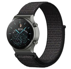 Strap-it Huawei Watch GT 2 Pro nylon band (zwart)