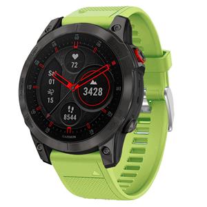 Strap-it Garmin Epix Gen 2 siliconen bandje (lichtgroen)