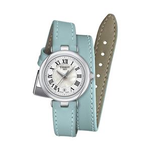 Tissot Bellissima  Xs Double Tour Strap Dames Horloge Blauw T1260101611300