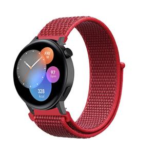Strap-it Huawei GT3 42mm nylon band (rood)