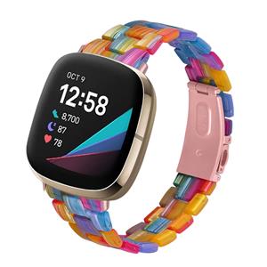 Strap-it Fitbit Versa 3 resin band (kleurrijk)