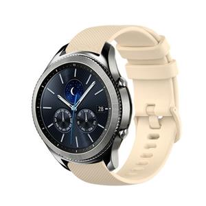 Strap-it Samsung Gear S3 luxe siliconen bandje (beige)