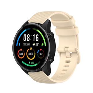 Strap-it Xiaomi Mi Watch luxe siliconen bandje (beige)