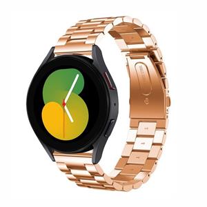 Strap-it Samsung Galaxy Watch 5 - 40mm stalen band (rosé goud)