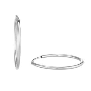 amor hoepel oorbellen voor mannen en vrouwen, unisex, 925 Sterling zilver