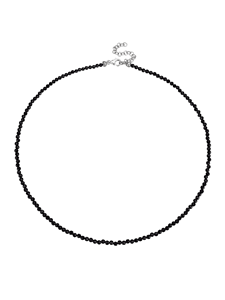 MONA Halskette aus Spinell in Silber 925 Schwarz