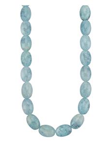 MONA Halskette aus Aquamarinen in Silber 925 Blau