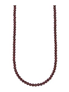 MONA Collier mit Granat-Steinen in Silber 925 Rot