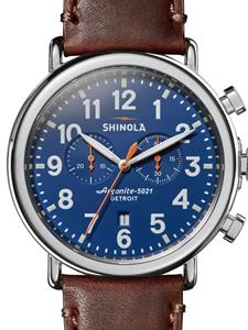 Shinola The Runwell Chronograph horloge - Blauw