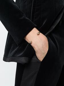 Alexander McQueen armband met dubbele doodskop - Goud