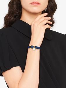 Miu Miu Armband verfraaid met kristallen - Blauw