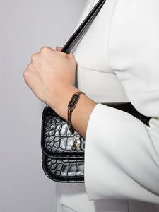 Alexander McQueen Armband verfraaid met kristallen - Goud