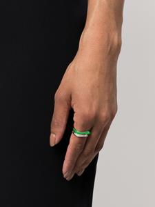 Maria Black Ring met neon detail - Zilver