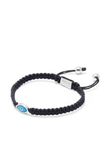 Nialaya Jewelry Gevlochten armband - Zwart