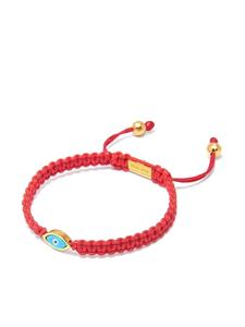 Nialaya Jewelry Gevlochten armband - Rood