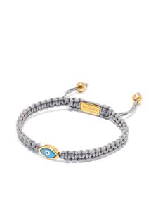 Nialaya Jewelry Gevlochten armband - Grijs