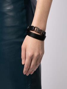 Bally Armband met logoplakkaat - Zwart