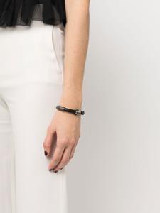 Shamballa Jewels Armband met verfraaide kralen - Zwart