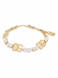 Dolce & Gabbana Armband verfraaid met kristallen - Goud