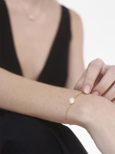 Monica Vinader Armband met parel - GOLD