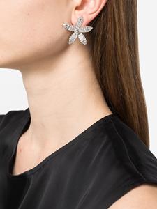 Jennifer Behr Elena crystal-embellished earrings - Zilver