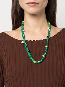 Alanui Gevlochten halsketting - Groen