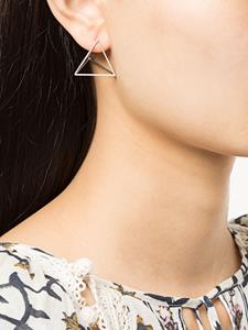 Shihara Triangel vormige oorsteker 25 - Metallic