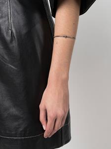 Alexander McQueen Armband met doodskop - Zilver