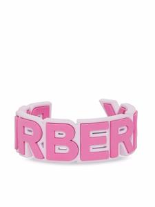 Burberry Armband met logo - Roze
