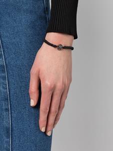 Alexander McQueen Armband met trekkoord - Zwart
