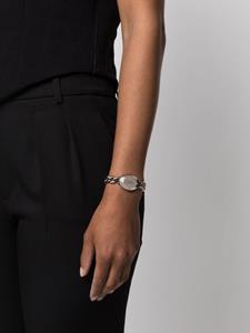 Alexander McQueen Armband met gegraveerd logo - Zilver