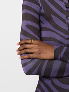 Marc Jacobs Ring met logo-reliëf - Goud
