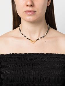 Missoma x Harris Reed In Good Hands beaded gemstone necklace - Goud