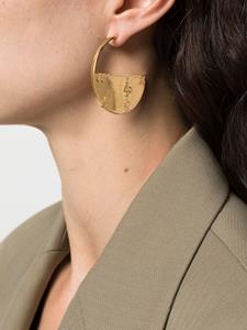 Aurelie Bidermann Bianca reversible hoop earrings - Goud