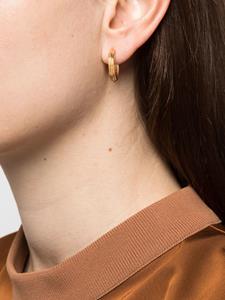 Missoma Ridge medium hoop earrings - Goud