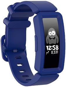 Strap-it Fitbit Ace 2 siliconen bandje (donkerblauw)