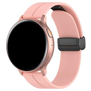 Strap-it Xiaomi Amazfit GTR 42mm D-buckle siliconen bandje (roze)