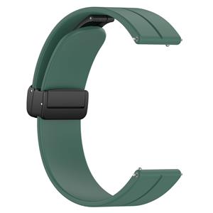 Strap-it Amazfit GTS 2 D-buckle siliconen bandje (donkergroen)