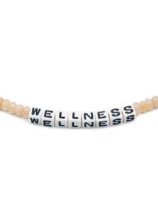 Sporty & Rich Wellness bead-detail bracelet - Roze
