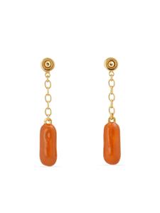 Marni hot-dog pendant earrings - Oranje