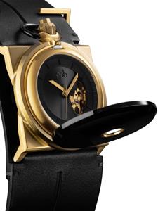 Fob Paris R100 Gold horloge - Zwart