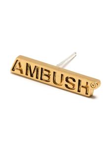 AMBUSH Name Plate single earring - Goud